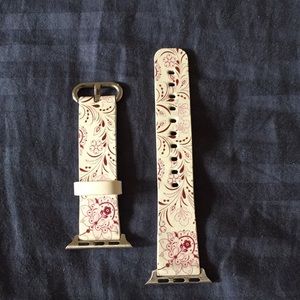 I watch Red Floral Band - 38mm